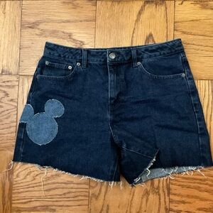 Forever 21 Mickey Mouse Denim Shorts Sz. 29